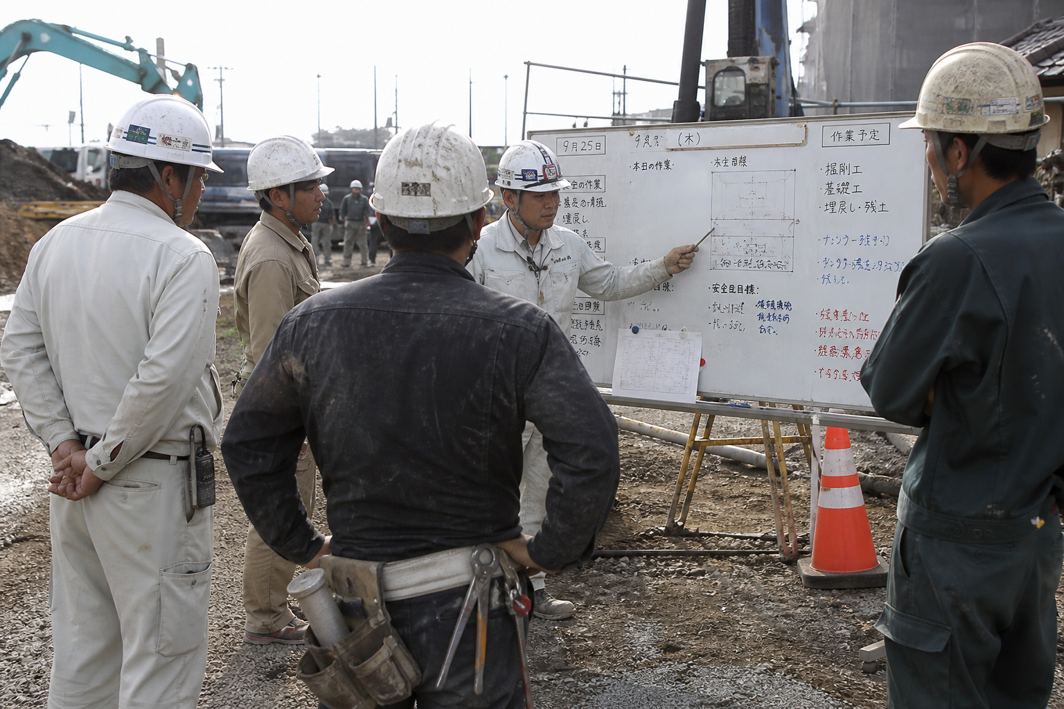 労務・現場改善の現場・書類イメージ